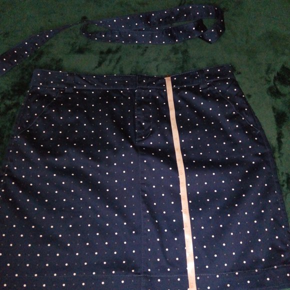 Tommy Hilfiger Polka Dot Cotton Mini Skirt Sz 12 - Picture 9 of 14